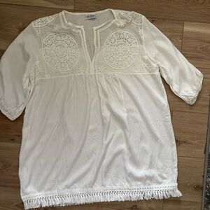 Lulla Collection Boho Swim Cover Up M